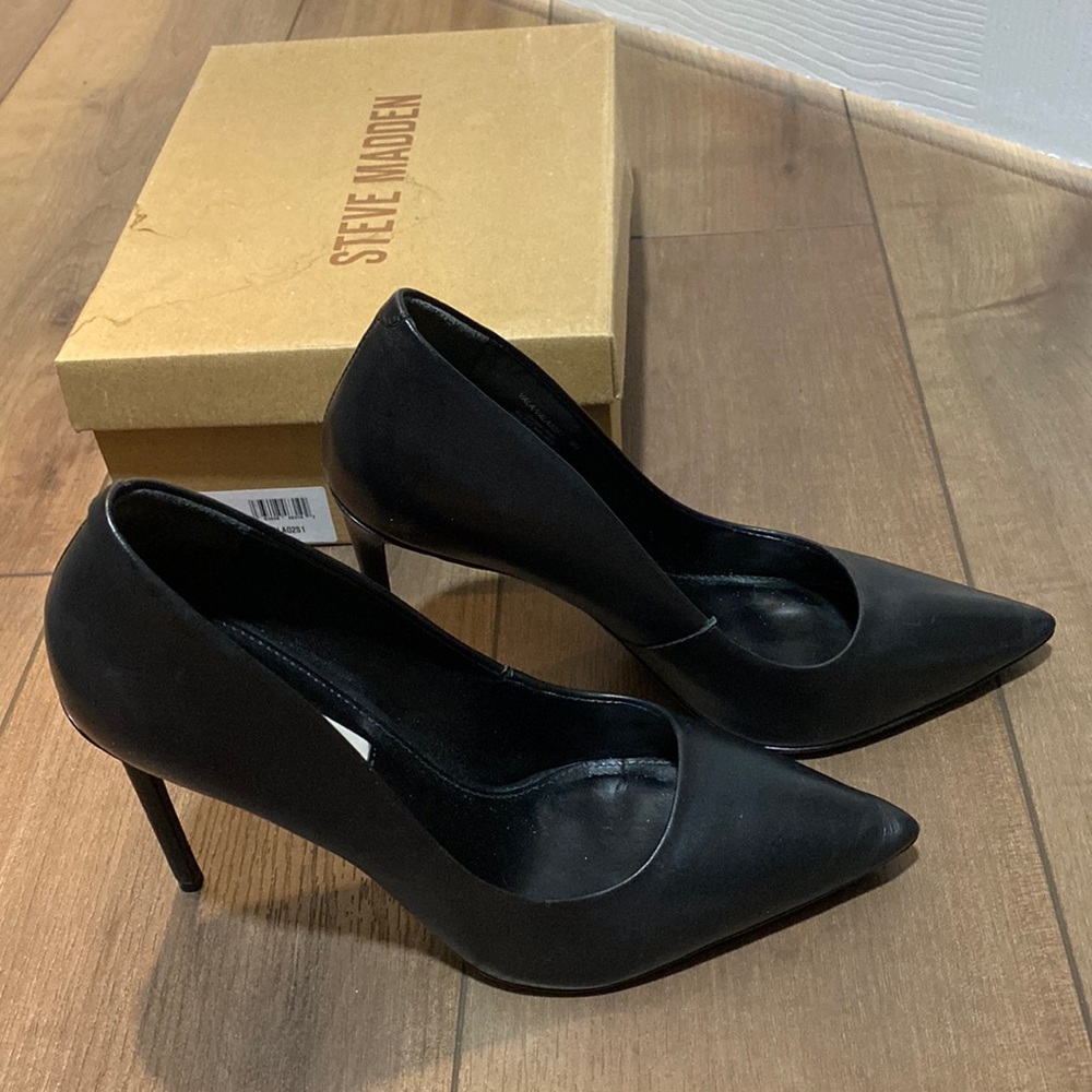 Steve Madden Vala black leather - Picture 1 of 3